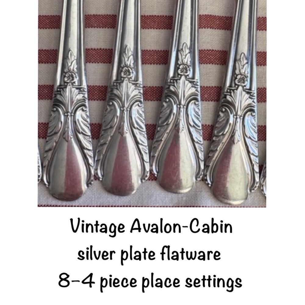 WM Roger Vintage Avalon-Cabin Place Settings For 8